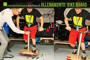 foto della tavola bike board