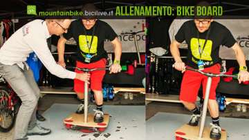 foto della tavola bike board