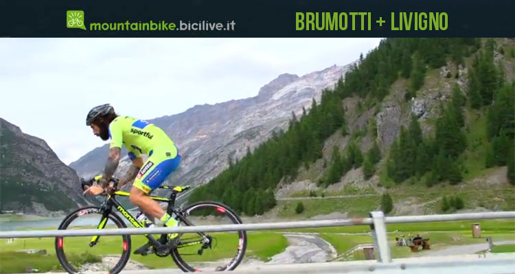 Una immagine dedicata al video di Vittorio Brumotti in azione a Livigno