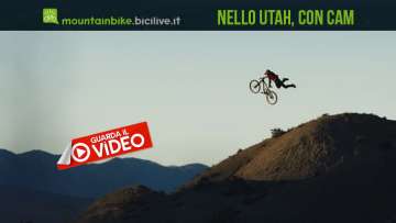 Le acrobazie di Cam McCaul su mtb della Trek nello Utah