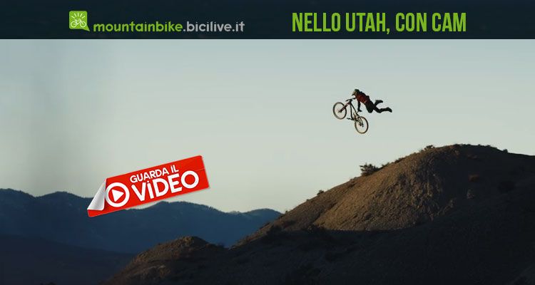 Le acrobazie di Cam McCaul su mtb della Trek nello Utah