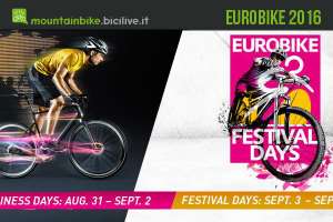 La locandina della fiera della bicicletta Eurobike 2016