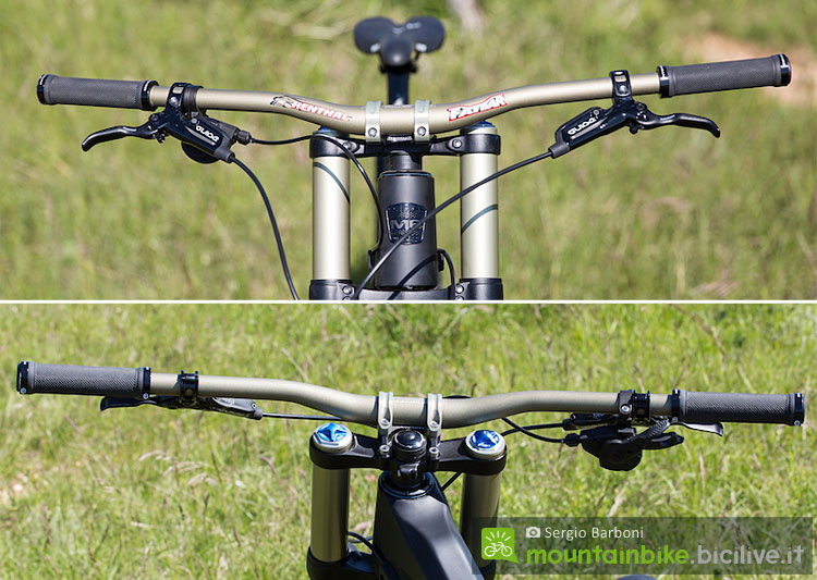 Mountain Road Bike STELO ALZATA REGOLABILE MTB Manubrio Bicicletta Set di componenti 