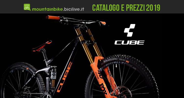 Mountain bike Cube 2019: catalogo e listino prezzi