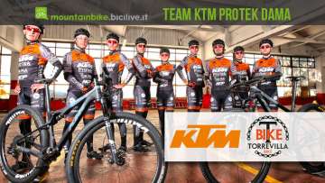 Il Team KTM Protek DAMA e Torrevilla MTB