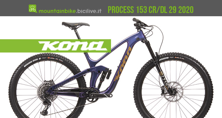 La bici mtb Kona Process 153 CR/DL 29" 2020