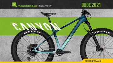 Le nuove mtb con gomme fat Canyon Dude 2021