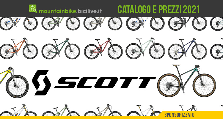 Il catalogo e i prezzi dei nuovi modelli di bici mtb Scott 2021