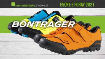 Le nuove scarpe per mtb Bontrager Evoke e Foray 2021