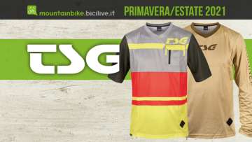 La collezione primavera/estate 2021 dell'abbigliamento tecnico per mountainbike TSG