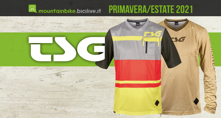La collezione primavera/estate 2021 dell'abbigliamento tecnico per mountainbike TSG