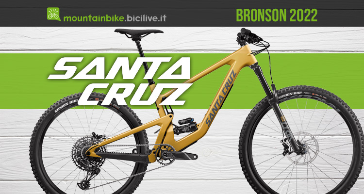 La nuova mountainbike biammortizzata Santa Cruz Bronson 2022