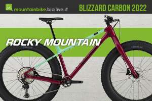La nuova mtb Rocky Mountain Blizzard Carbon 2022 con ruote fat