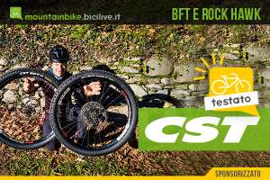 Foto del test delle ruote CST nei modelli BFT e Rock Hawk per mountain bike