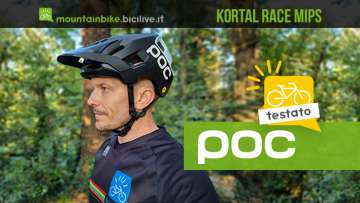 Foto di Claudio Riotti nel test del casco POC Kortal Race MIPS