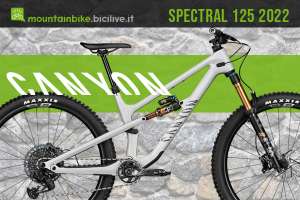 Canyon Spectral 125 2022: mountain bike full suspended da trail