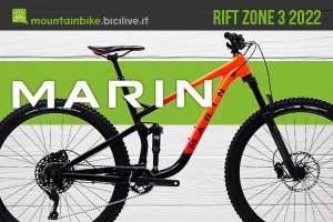 La nuova mountainbike biammortizzata Marin Rift Zone 3 2022