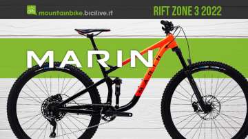 La nuova mountainbike biammortizzata Marin Rift Zone 3 2022