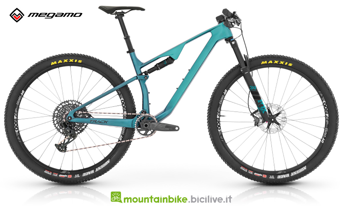 La nuova mountainbike full Megamo Track R120 07 2022