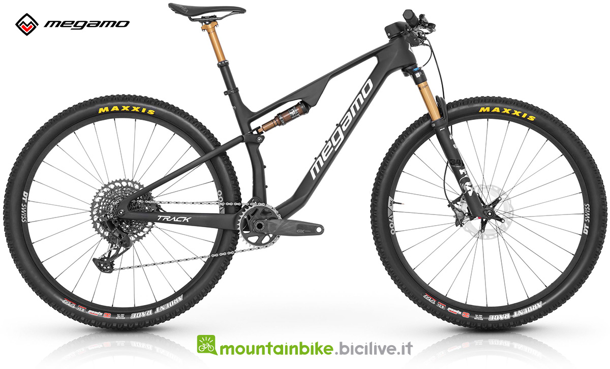 La nuova mountainbike full-suspended Megamo Track R120 Elite 05 2022