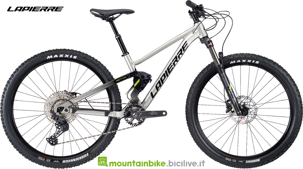La nuova mountainbike biammortizzata Lapierre Zesty TR 3.7 2022
