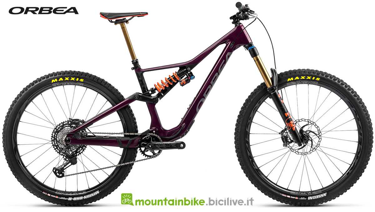 La nuova mountainbike full-suspended Orbea Rallon M LTD 2022