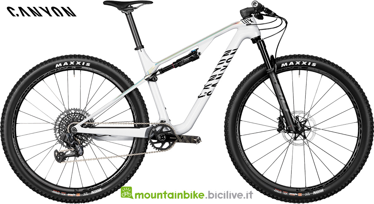 La nuova mountainbike full Canyon Lux CF SLX 9 LTD 2022