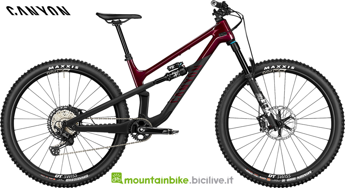 La nuova mountainbike biammortizzata Canyon Spectral 125 CF 8 2022