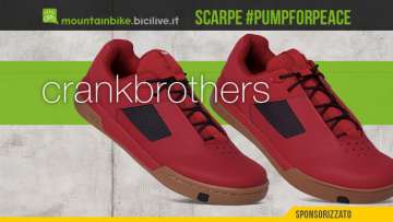 Le nuove scarpe per mountainbike Crank Brothers Mallet Lace e Stamp Lace per l'iniziativa Pump for Peace 2022