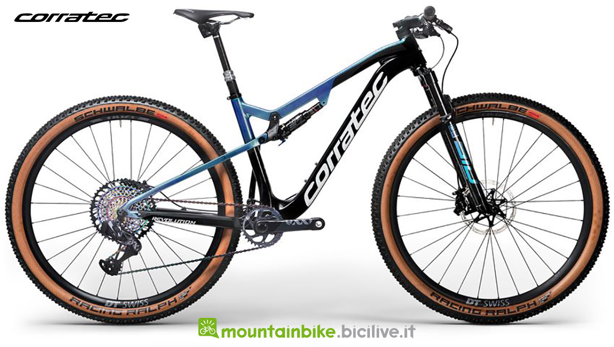 La nuova mountainbike biammortizzata Corratec Revolution iLink SL Factory 2022