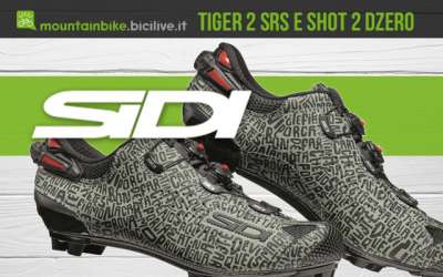 Le nuove scarpe da mountainbike e strada Sidi Tiger 2 SRS Dzero e Shot 2 Dzero 2022