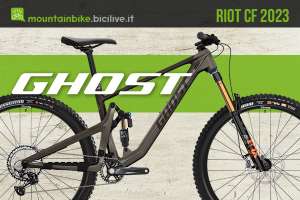 Le nuove mountainbike full-suspended Ghost Riot CF 2023
