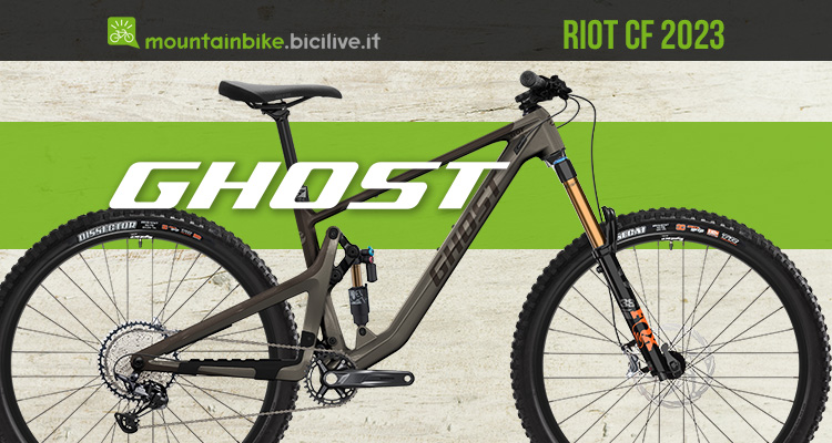Le nuove mountainbike full-suspended Ghost Riot CF 2023