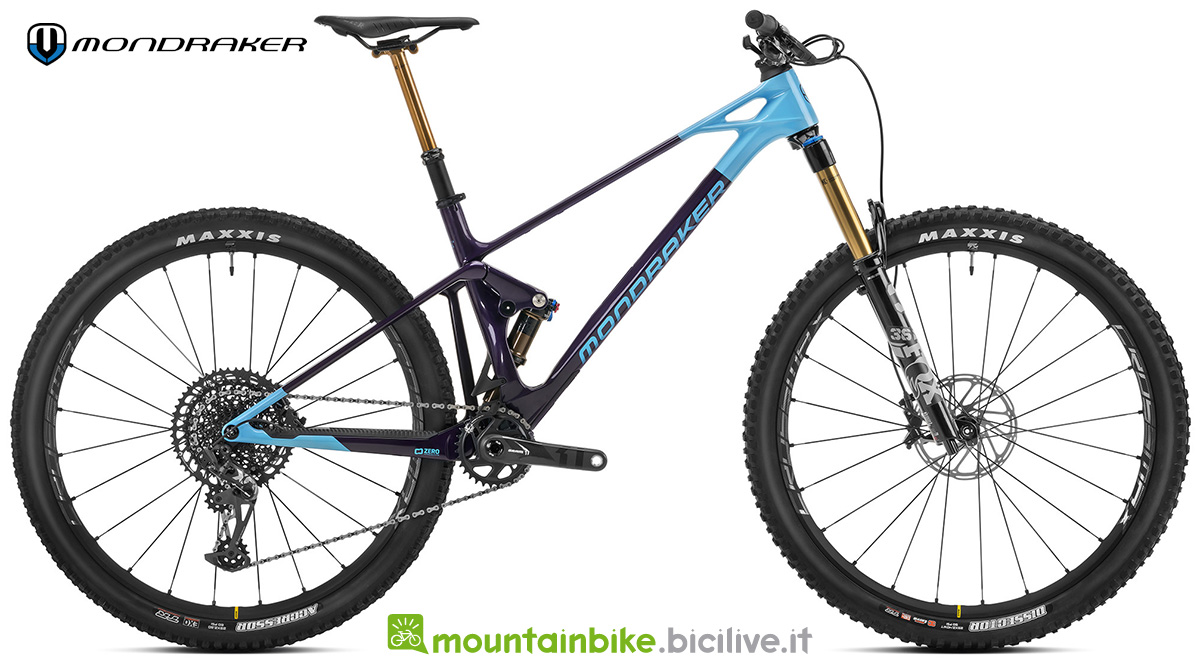 La nuova mountainbike biammortizzata Mondraker Raze Carbon RR 2023