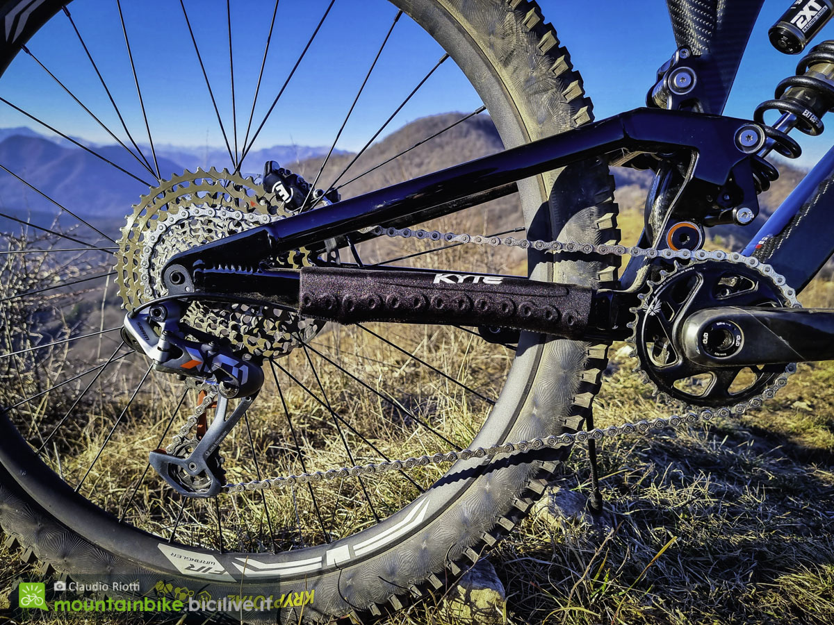 Foto della mountain bike da enduro Pedroni Mate di profilo